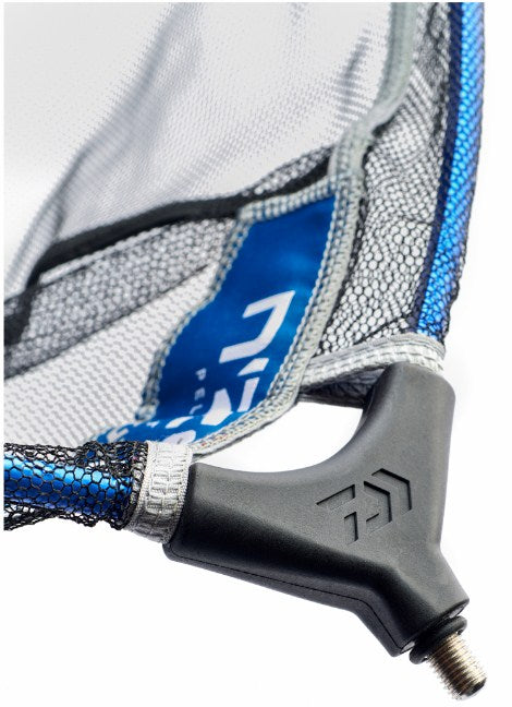Глава за кеп DAIWA N'ZON PELLET LANDING NET HEAD - 50x40cm с малки отвори за предотвратяване на заплитане.