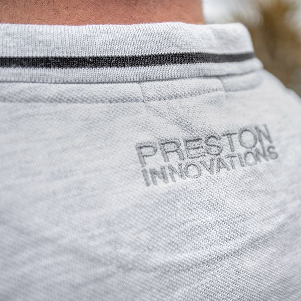 T-shirt PRESTON Grey Polo Shirt - XXL