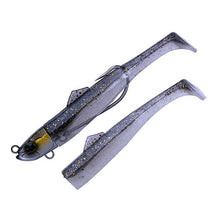 Морска примамка Duo Bay Ruf Flex Minnow Zn - 10cm/10gr, с комбинация от силиконово тяло и цинкова джиг глава.