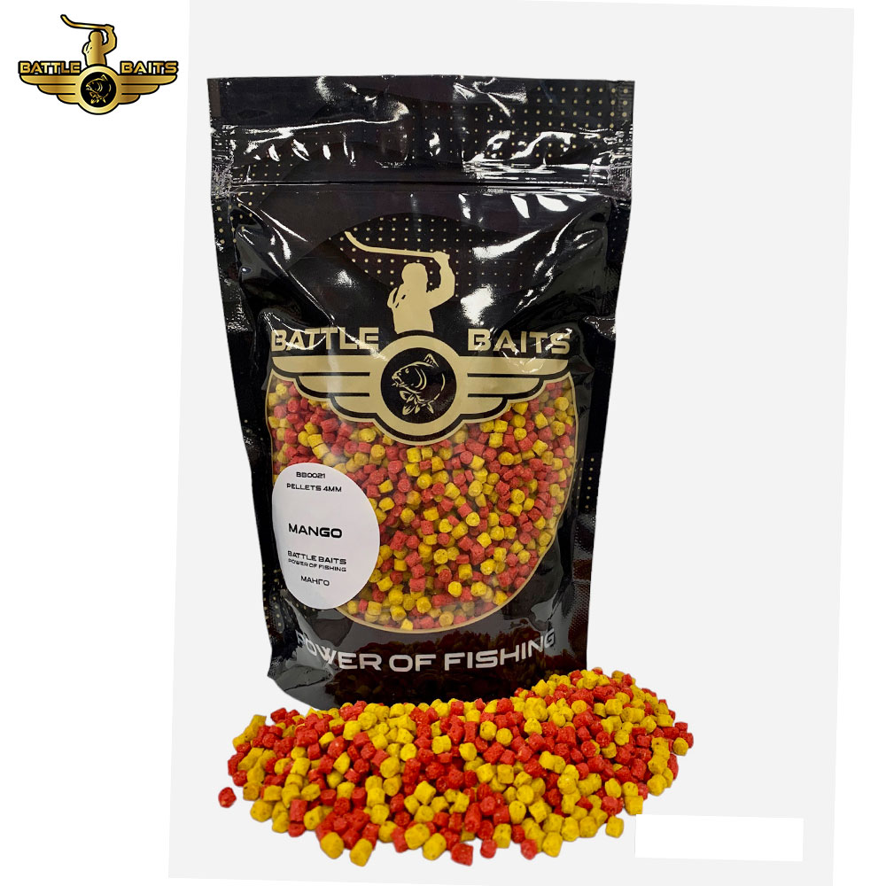 Pellets BATTLE BAITS MANGO 4mm/400gr