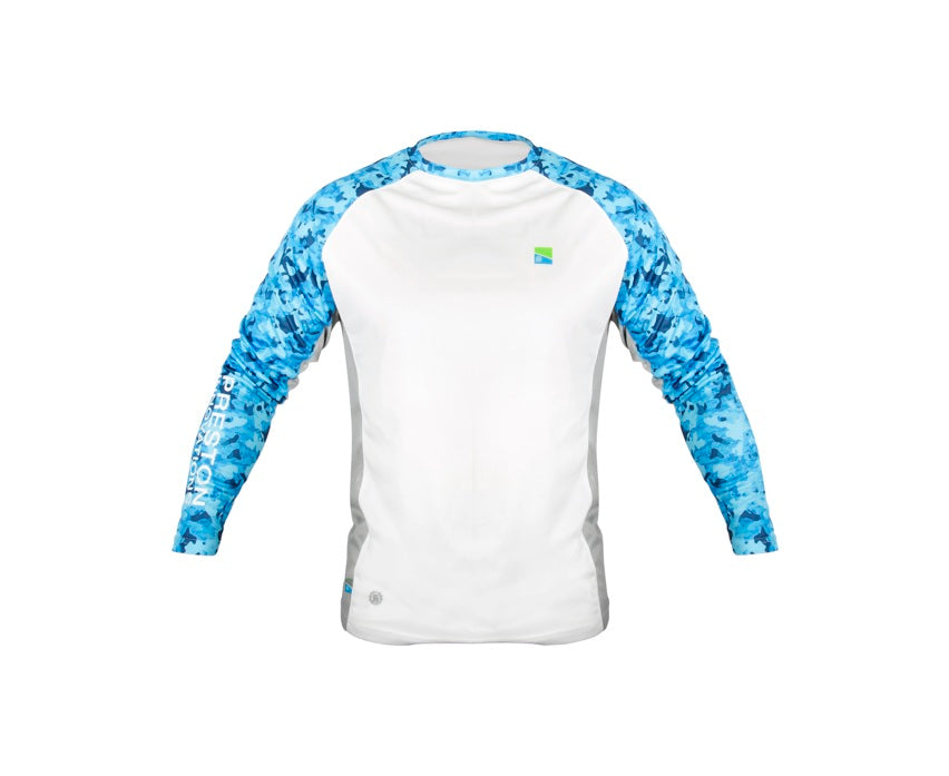 Слънцезащитна блуза PRESTON PERFORMANCE SUN SHIRTS UPF35 с лек материал и UPF-35 защита от UV лъчи