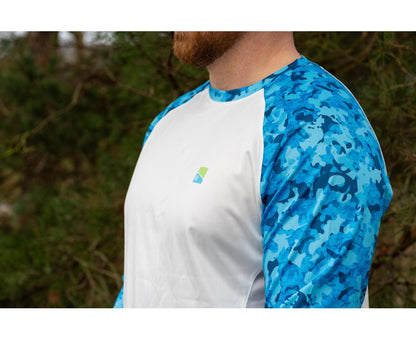 Слънцезащитна блуза PRESTON PERFORMANCE SUN SHIRTS UPF35 с ярки цвят и удобна кройка, идеална за риболов.