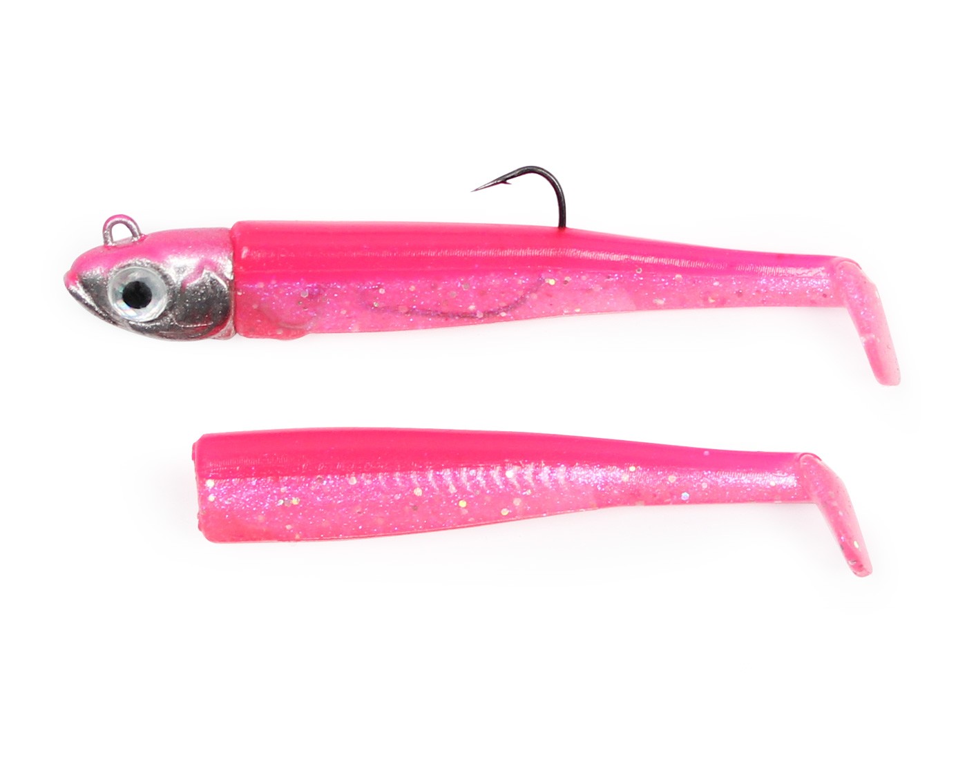 Силиконови примамки GT-Bio Roller Shad - Combo - Бисмут - Риболовна примамка 6.5cm/6.0gr - PINK FLUO.