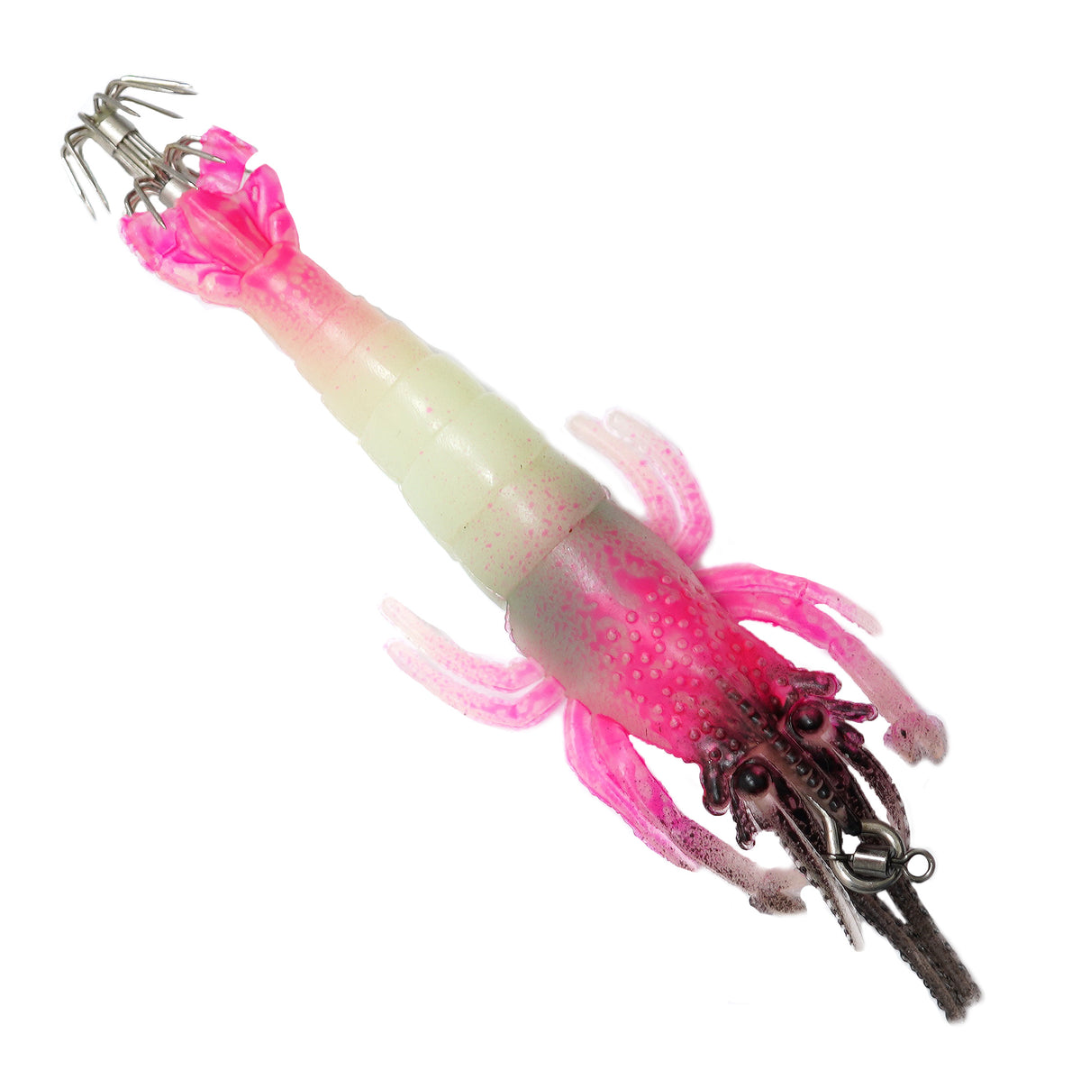 Φωσφορίζουσα σιλικονούχα γαρίδα Hikaru Glowing Squid Jig - 10.5cm