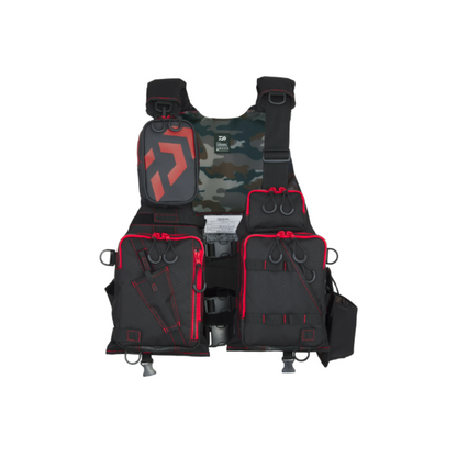 DAIWA DF-6224 Float Game Vest - Black/Red