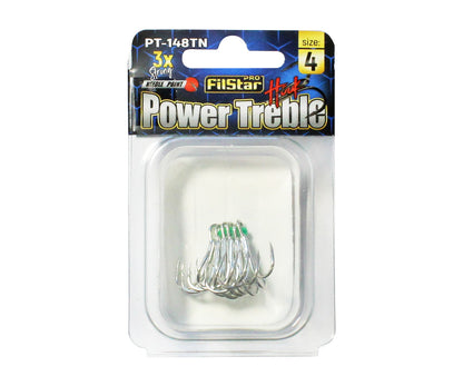 Treble hooks FILSTAR Power Treble PT 148TN-3X - 6 pcs