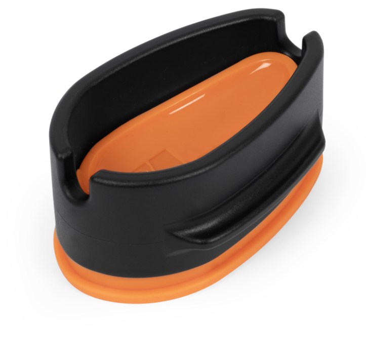 Форма PRESTON ICS BANJO XR MOULD - XL в черен и оранжев цвят за перфектно компресиране на захранка.