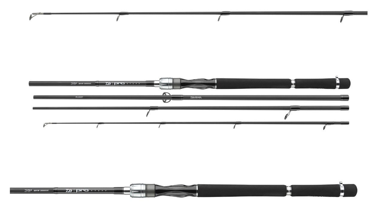 Spinning rod DAIWA PRO STAFF YAK & BELLY TRAVEL - 2.25m/18-76gr (4 sections)