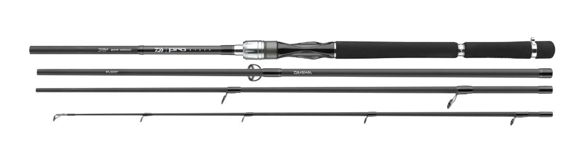 Spinning rod DAIWA PRO STAFF YAK & BELLY TRAVEL - 2.25m/18-76gr (4 sections)