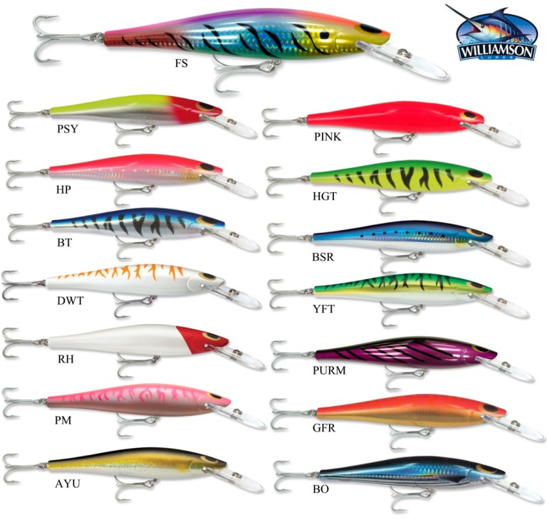 Wobbler Williamson Speed Pro Deep - 13cm/30gr