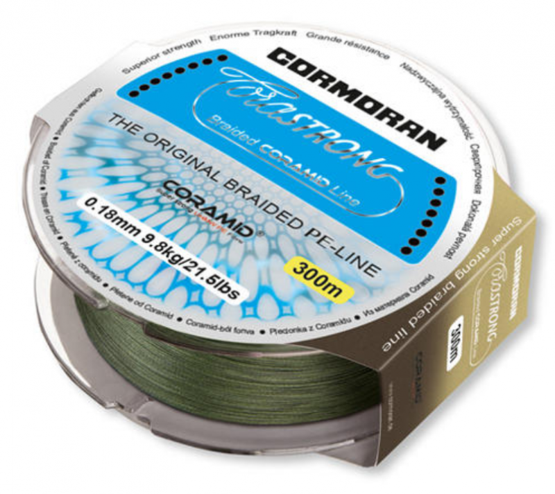 Плетеный шнур Cormoran Corastrong Green - 135 м