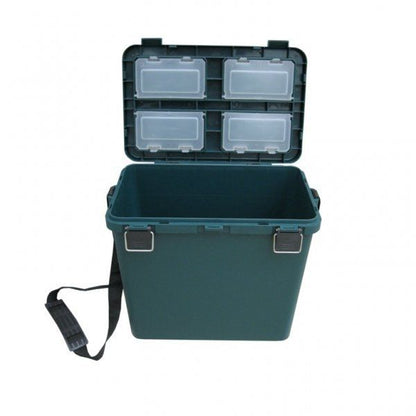 One-section box for ice fishing Helios - 19L (dark green)