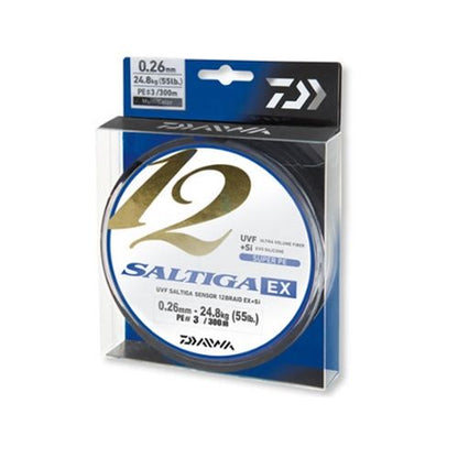Плетено влакно Daiwa SALTIGA 12 BRAID UVF+SI - Multicolour (мултиколор) - 300m