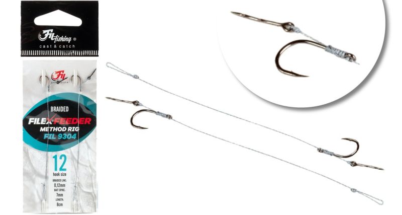 Cârlige legate pentru method feeder Fil Fishing METHOD RIG BRAID