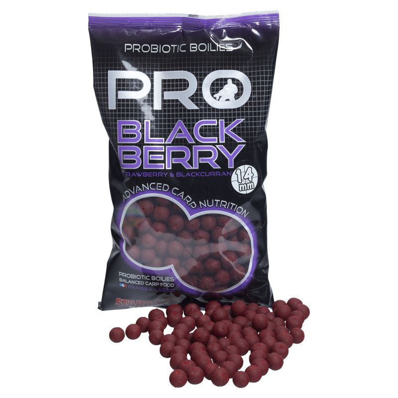Протеинови топчета STARBAITS BLACKBERRY BOILIES - 14MM - 800GR