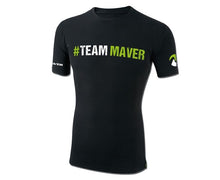 Тениска #TeamMaver - цвят черен