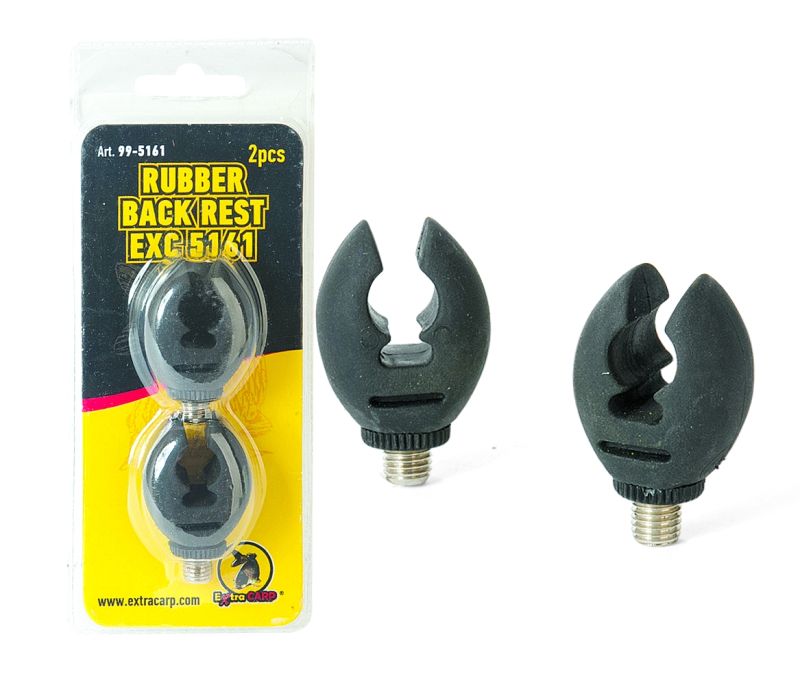 Накрайник Extra Carp RUBBER BACK REST - комплект гумени държачи за риболов, 2 броя в опаковка.
