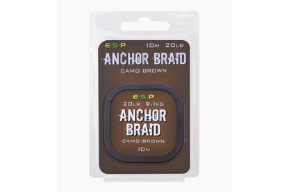Crap forfac - ESP ANCHOR BRAID CAMO BROWN 10M/20LB