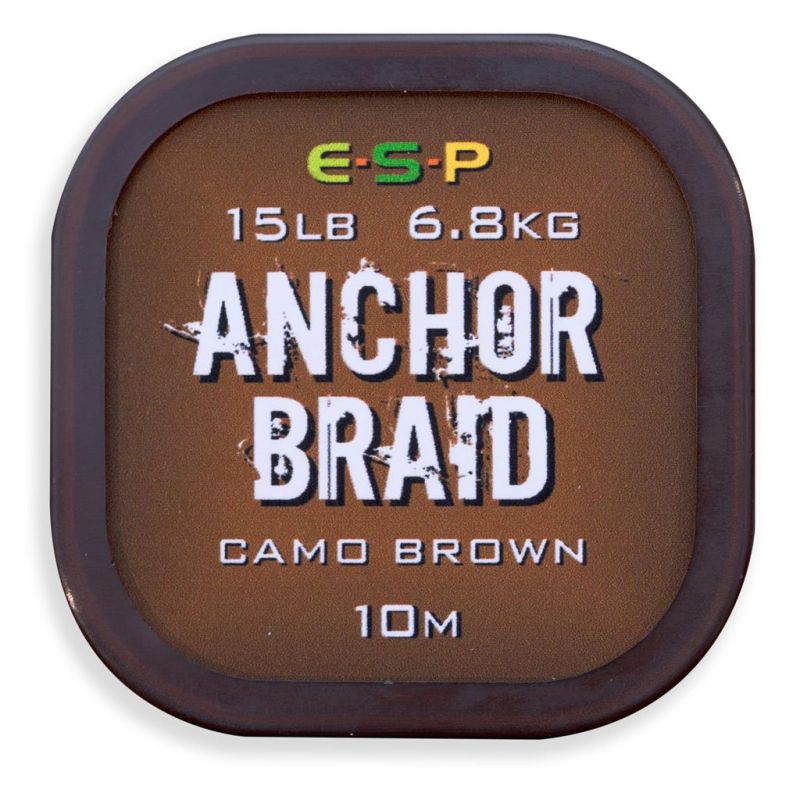 Crap forfac - ESP ANCHOR BRAID CAMO BROWN 10M/20LB