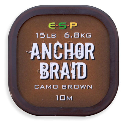 Crap forfac - ESP ANCHOR BRAID CAMO BROWN 10M/20LB