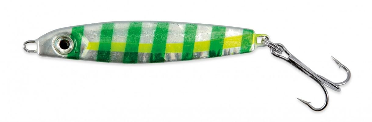 Джиг HIKARU MICRO JIGS - GREEN STRIPES 7cm/28gr
