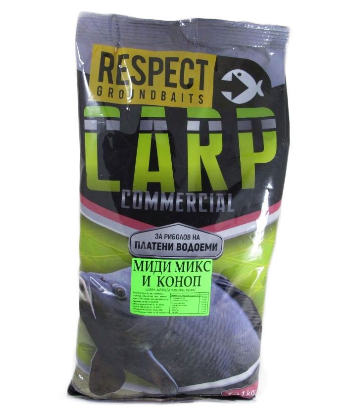 Μαλάγρα Respect Carp Commercial Midi Mix - 1 kg