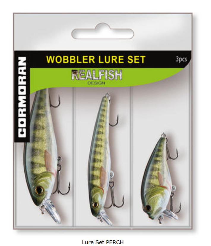 Комплект воблери CORMORAN REALFISH Lure Set PERCH