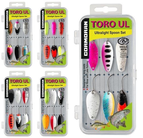 Комплект от 6 клатушки CORMORAN Toro UL за ултралайт риболов