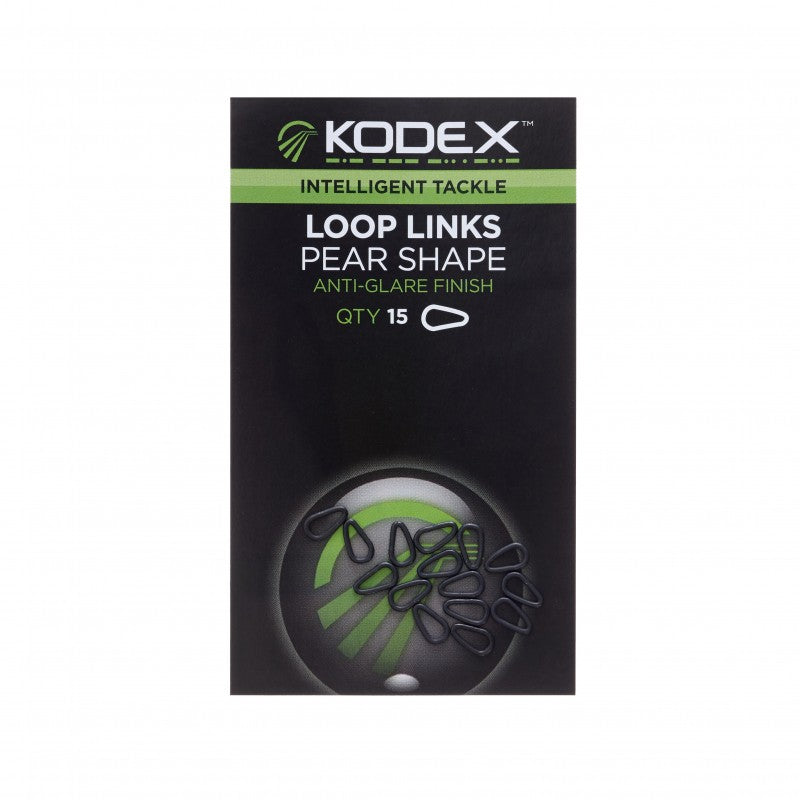 Κρικάκια για αρματωσιές Kodex Loop Link Pear Shape - 15 τεμ. στη συσκευασία