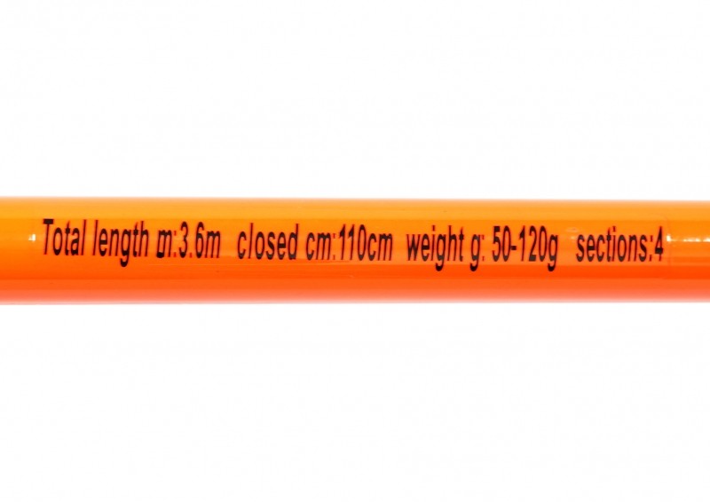 Телескопическое удилище с кольцами Lineaeffe CARBON THUNDER 2 - 3.60m/120gr