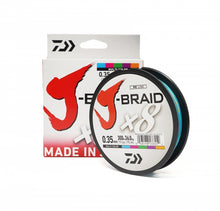 Плетено влакно Daiwa J-BRAID X8 MULTICOLOUR (мултиколор) - 300m