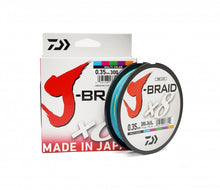 Плетено влакно Daiwa J-BRAID X8 MULTICOLOUR (мултиколор) - 300m