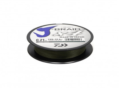 Плетено влакно Daiwa J-BRAID X4 DARK GREEN (тъмно зелено) - 135m