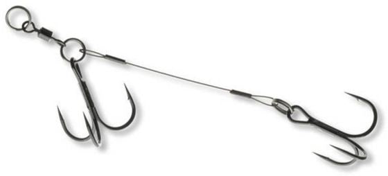 Вспомогательная система с 2 тройниками DAIWA PROREX SCREW-IN ASSIST HOOK