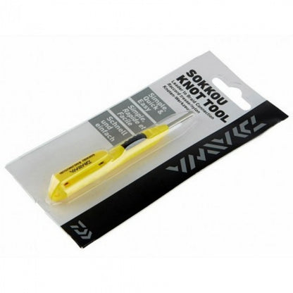Knot tying tool for monofilament leaders to braided line Daiwa SOKKOU knot tool