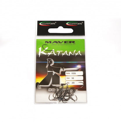 Αγκίστρια MAVER Katana 1135A Black Nickel - 20 τεμ. στη συσκευασία