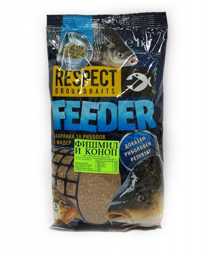 Groundbait Respect Feeder Fishmeal and Hemp - 1kg