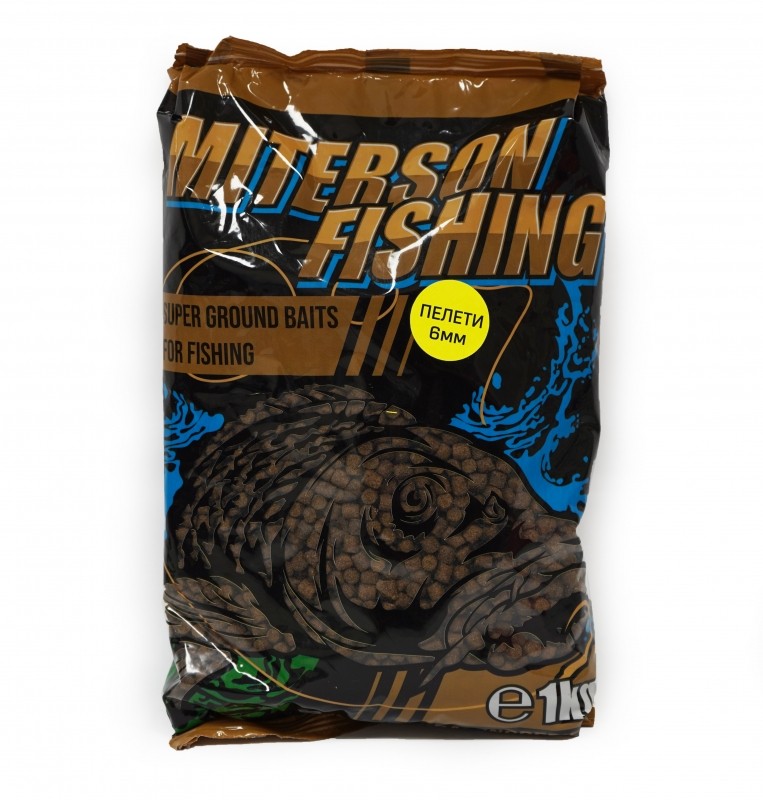 Πέλλετ Miterson Fishing Feed Pellets 6mm - 1kg