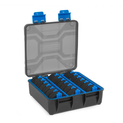 PRESTON rEVAlution Storage Box with 21 Spools for Rigs and Leaders