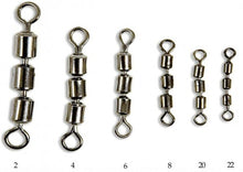 Троен ролков вирбел Lineaeffe Connected Rolling Swivels  - 12 броя в опаковка