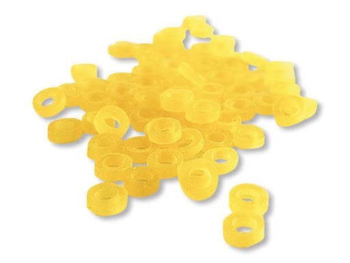 Σιλικόνες κρίκοι για πέλλετ - Daiwa N'ZON Silicone Pellet Band / 100 τεμ.