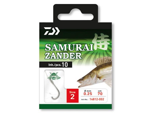 Cârlige legate - DAIWA SAMURAI ZANDER HOOKS