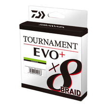 Плетено влакно Daiwa TOURNAMENT X8 BRAID EVO+ CHARTREUSE (жълто) - 135m