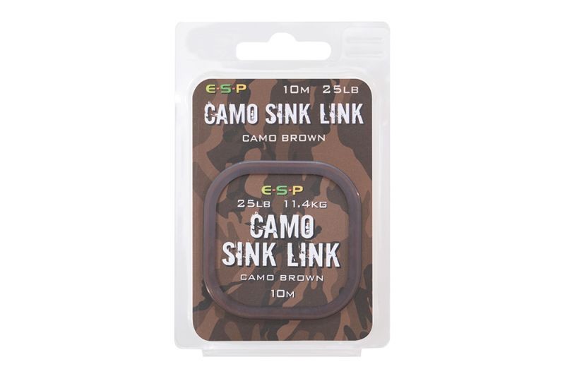 Карповые поводок - ESP CAMO SINK LINK - 10m/25lb
