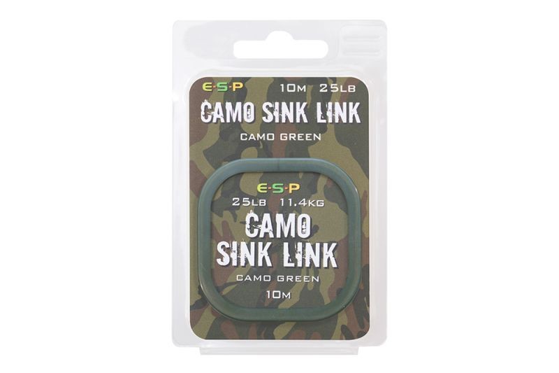 Карповые поводок - ESP CAMO SINK LINK - 10m/25lb