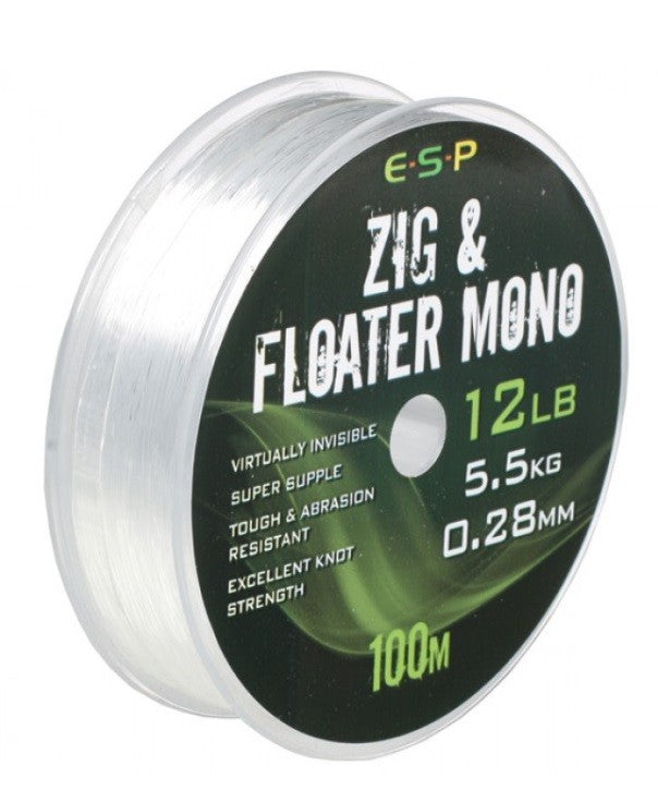 Μονόκλωνη πετονιά για Zig rig ESP ZIG FLOATER - 100m