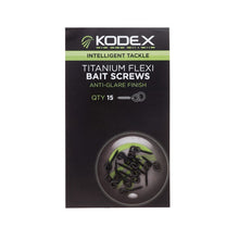 Винчета KODEX Titanium Flexi Bait Screws - 15 бр в опаковка