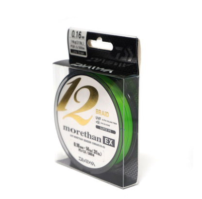 Плетено влакно Daiwa MORETHAN 12 BRAID EX+SI LIME GREEN (зелено) - 300m