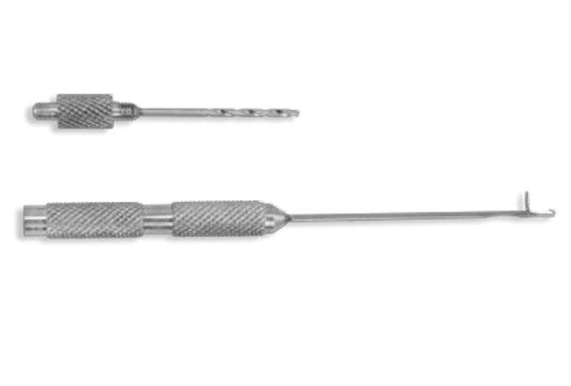Needle for rigs+drill bit - LINEAEFFE SET 2 INOX