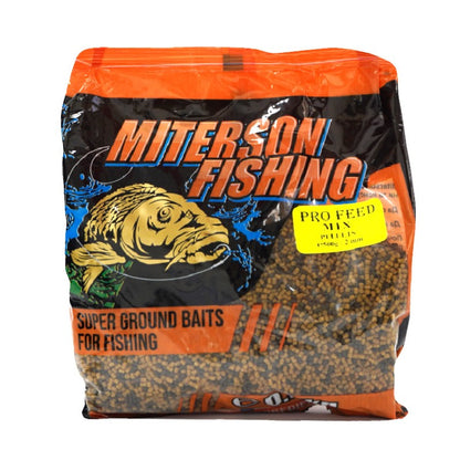 Micro Pellets Miterson Fishing Pro Feed Pellets Mix - 0.5kg